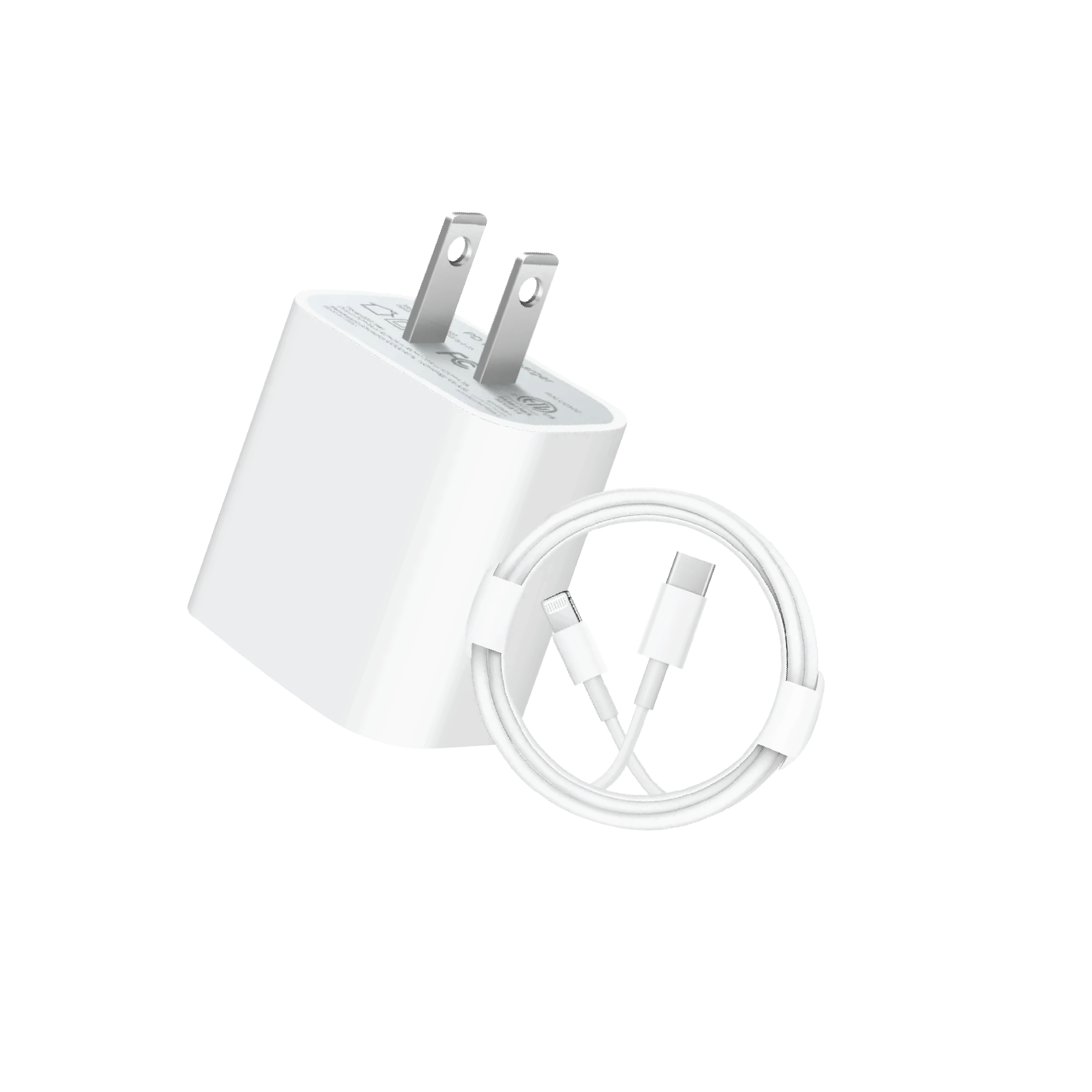 cargador apple usb c 20w. incluye cable