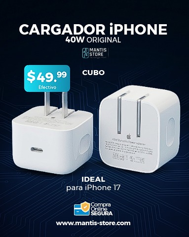 adaptador de corriente de 40 w de apple