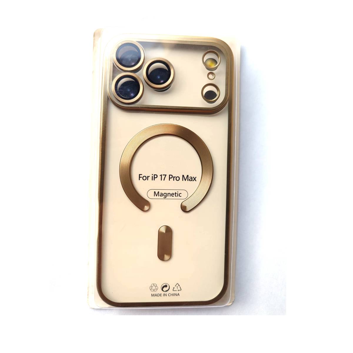 fashion case iphone 17 pro max dorado mantis store